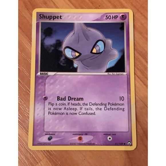 Shuppet‎ Pokemon Card - Picture 1 of 1